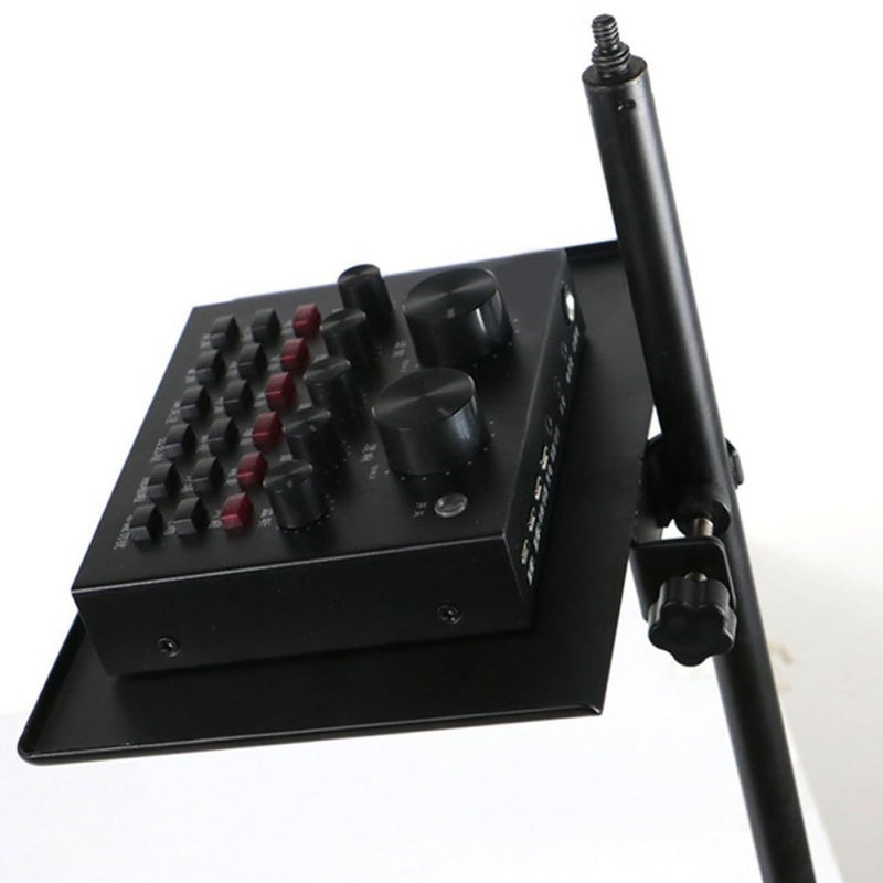 Large 240X175Mm Microphone Stand Tray With Phone Holder And Cup Holder For Live Streaming Podcast - Image 5