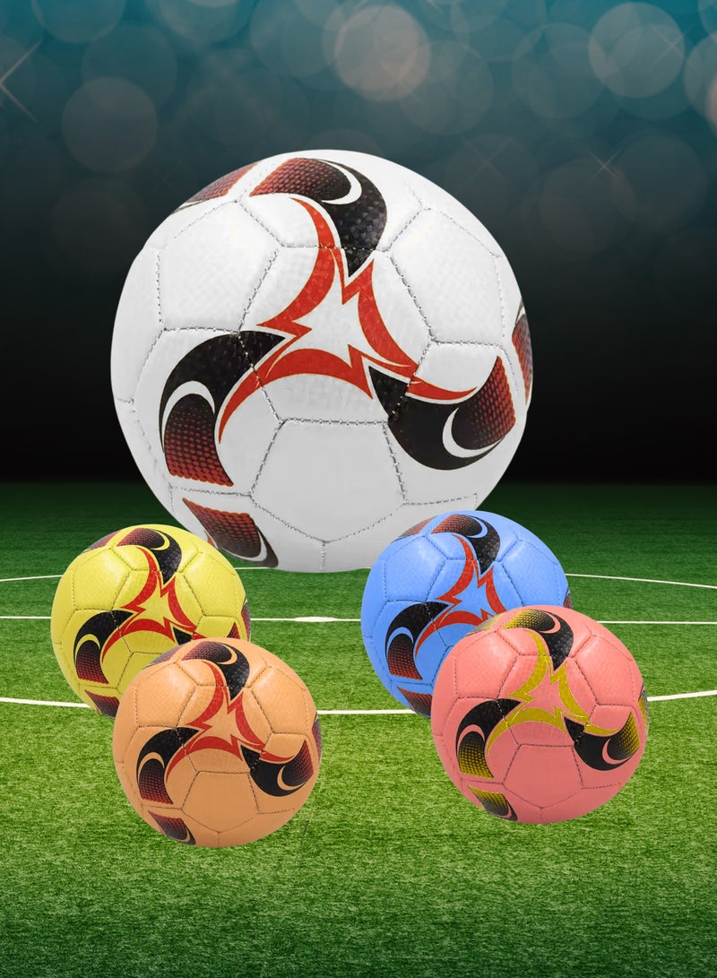 AHAKAC Football number 5, adult players practice football, professional football soft cover sports football indoor and outdoor children's football youth - Image 3