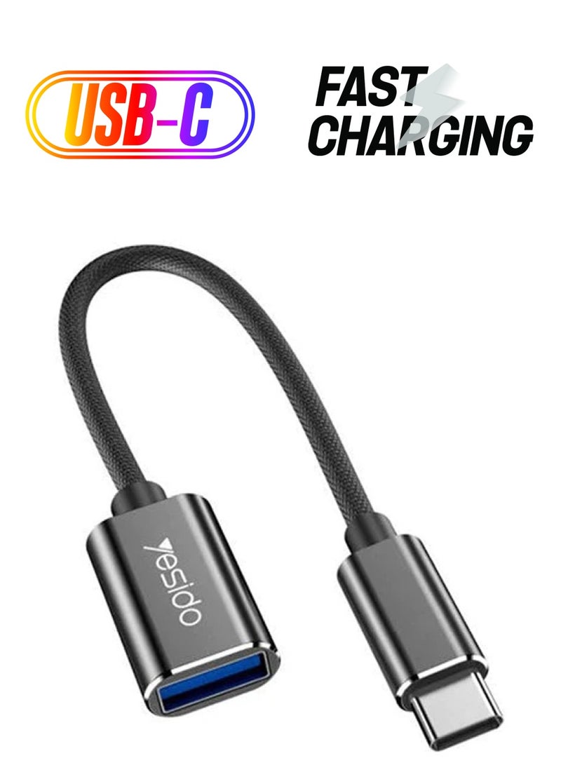 يسيدو اكتب -C OTG بسرعة فائقة USB 2.0 فائق السرعة نقل البيانات أسود - Image 1