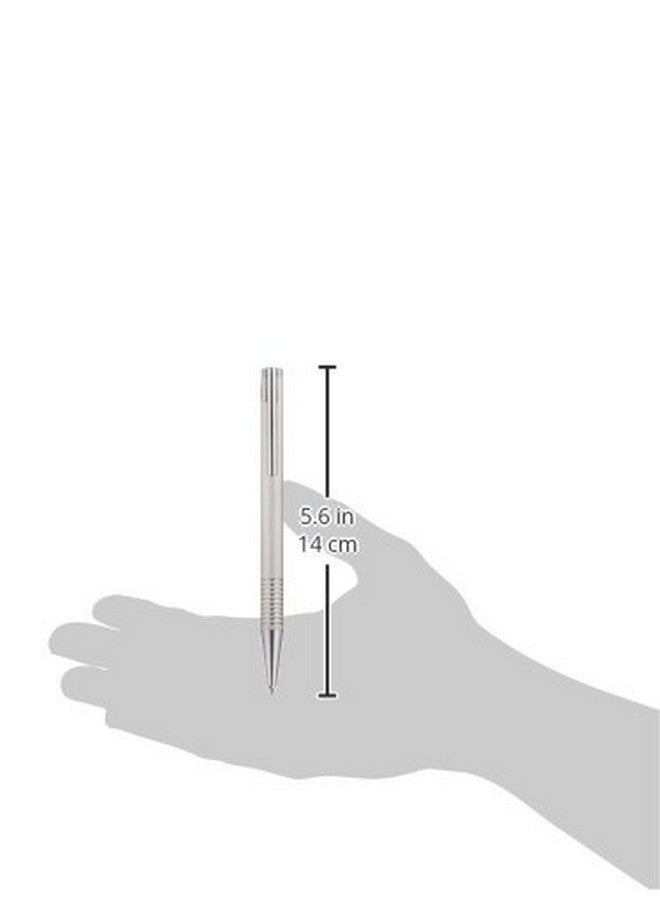 لامي قلم حبر جاف بشعار لامى - علبة أنيقة وقوية من الفولاذ المقاوم للصدأ - عرض الخط M - بما في ذلك عبوة إعادة تعبئة كبيرة M 16 باللون الأسود - Image 3