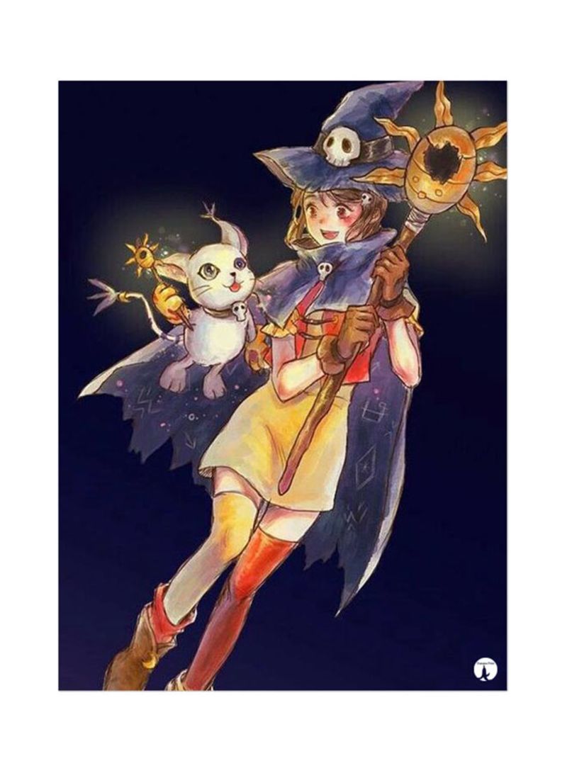 RKN The Anime Digimon Mouse Pad Black/Blue