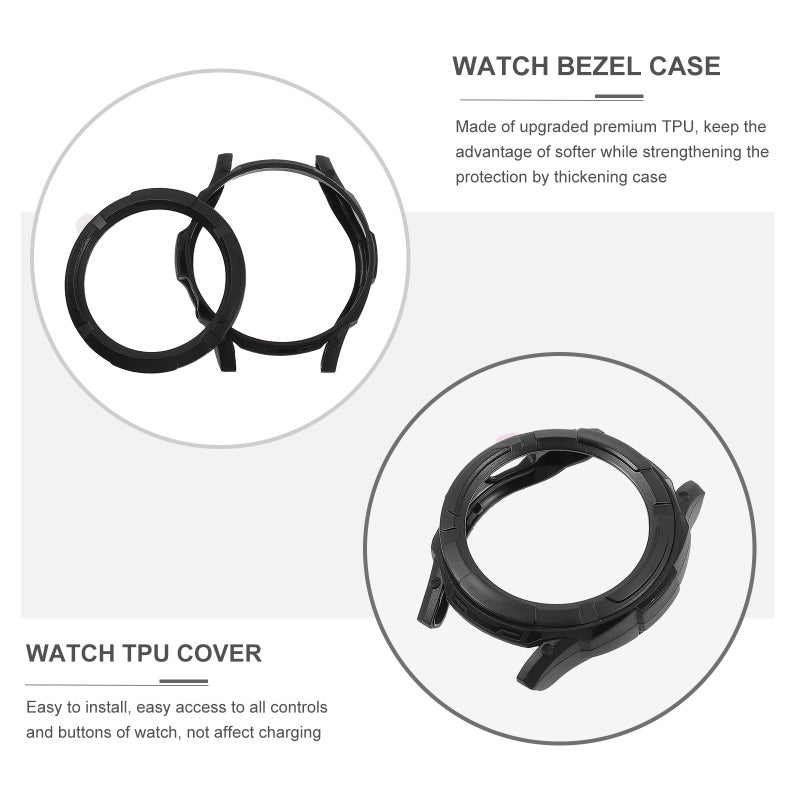 Protective Watch Case with Shock-Absorbing Bumper for 46mm Watch4 Classic - Image 4