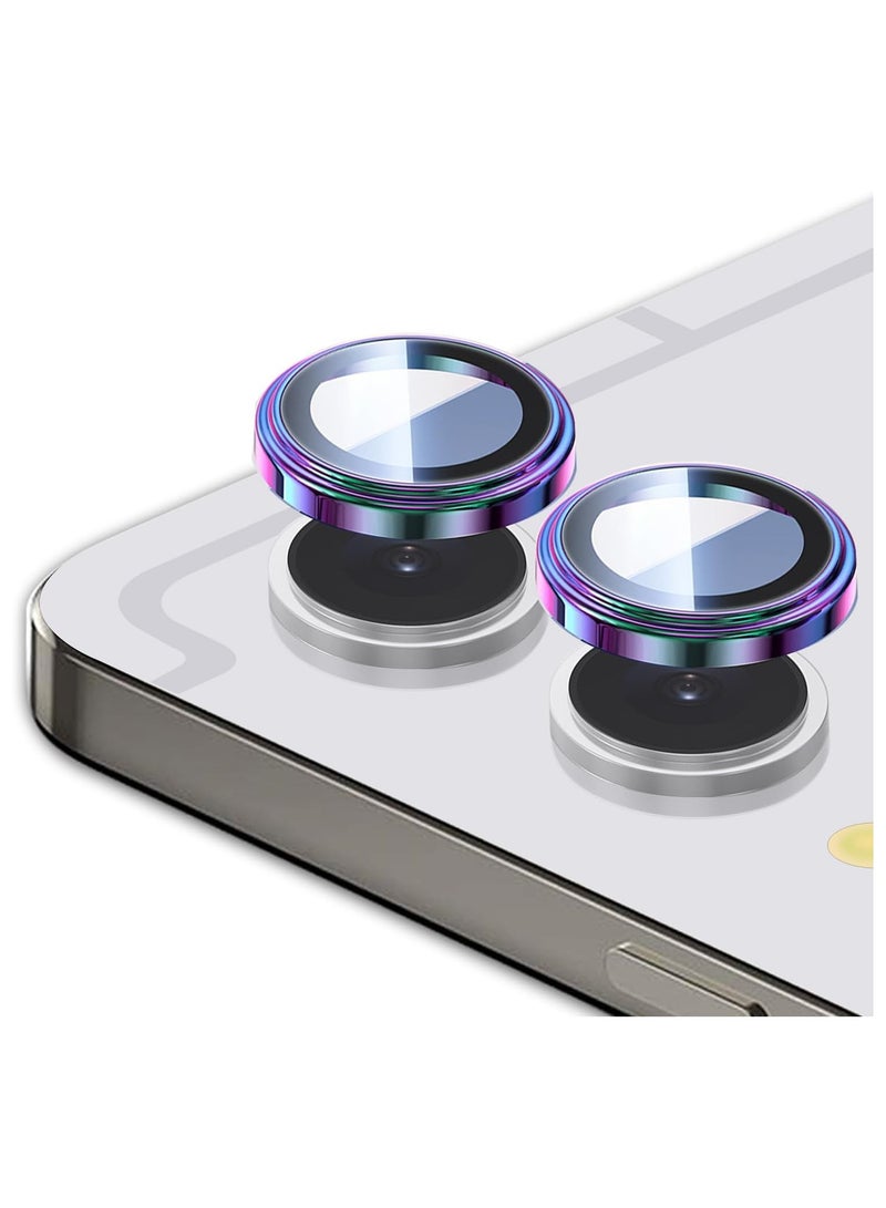 【2-Pack】 Compatible  Galaxy Tab S11 Ultra 14.6-inch 2025 Tablet (SM-X930/X936B), 9H Tempered Glass Camera Protector with Metal Ring