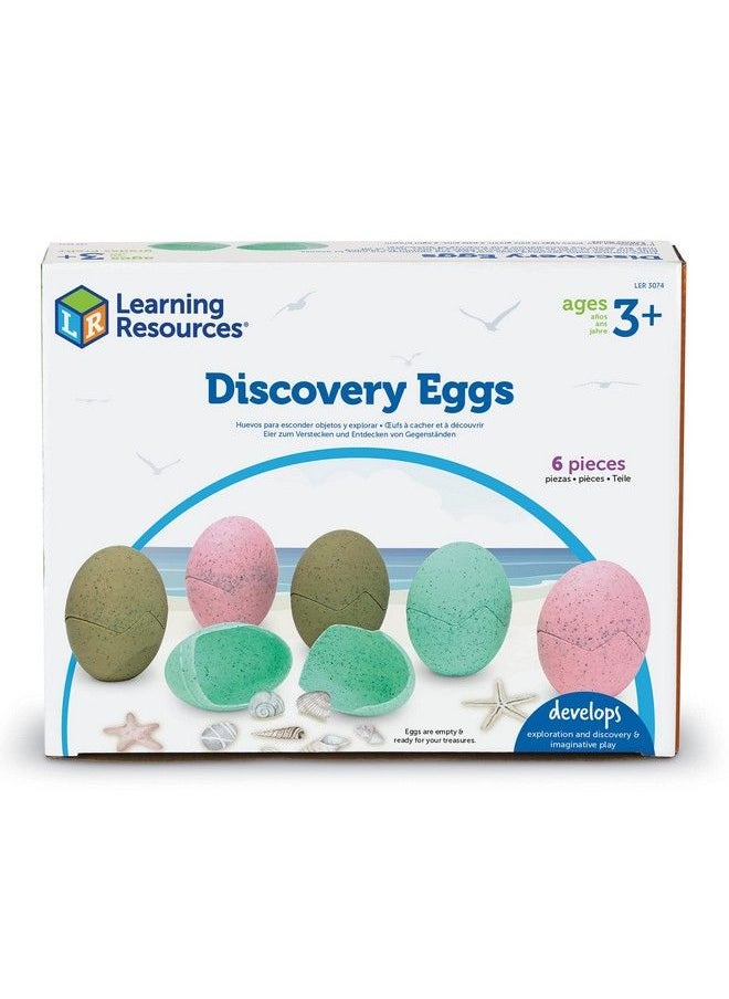 Learning Resources - Discovery Eggs 6 Pieces Ages 3+ Toddler Learning Toys Preschool Learning Toys - Image 1