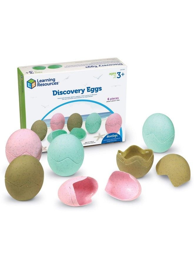 Learning Resources - Discovery Eggs 6 Pieces Ages 3+ Toddler Learning Toys Preschool Learning Toys - Image 1