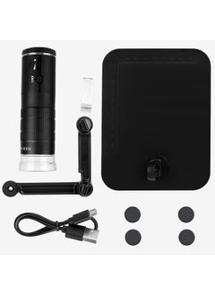ماركة غير محددة مجهر إلكتروني صناعي 2 مليون HD رقمي للهاتف المحمول مجهر WIFI 50-1000X مكبر محمول F210  - Image 5