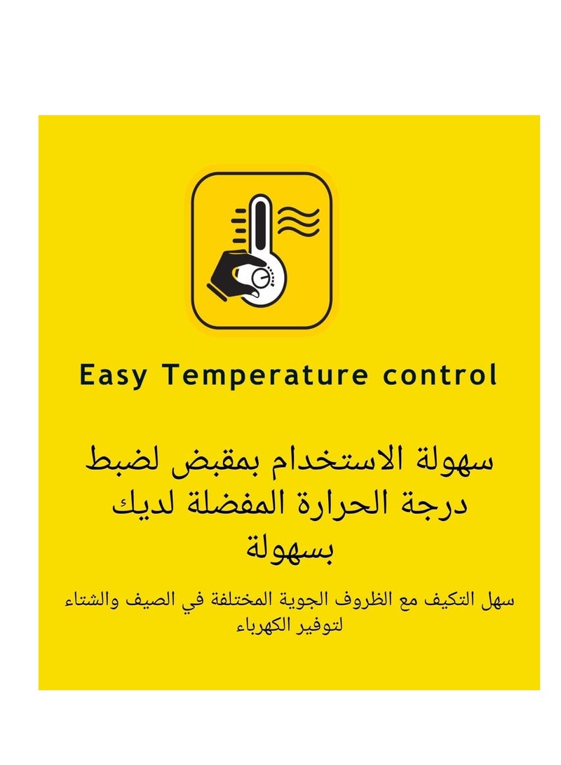 زانوسي زانوسي سخان مياه كهربائي ميكانيكال تيرمو فلات 50 لتر -945105451 - Image 4