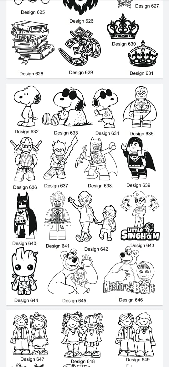 VK Print Creation Customized Name Stainless Steel Cartoon Character (Princess) 4 Compartment Bhoj Thali Set for Kids, Customized Gift for Kids (1Thali, 1 Glass, 1 Spoon, 1 Fork) - Image 4