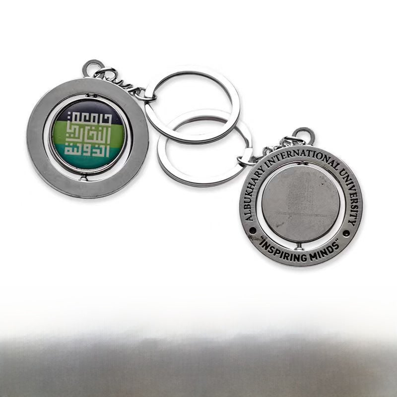 Personalized paint enamel keychain making cute creative key chain metal key pendant enterprise activity gift 