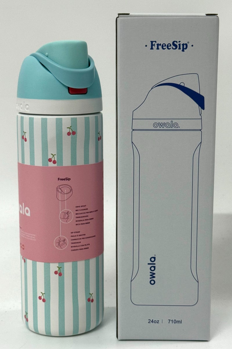 Owala （24OZ）Freesip Insulated Stainless Steel Water Bottle With Straw For Sports And Travel, Bpa-Free, LIMITED EDITION Birthday Bash - Image 2