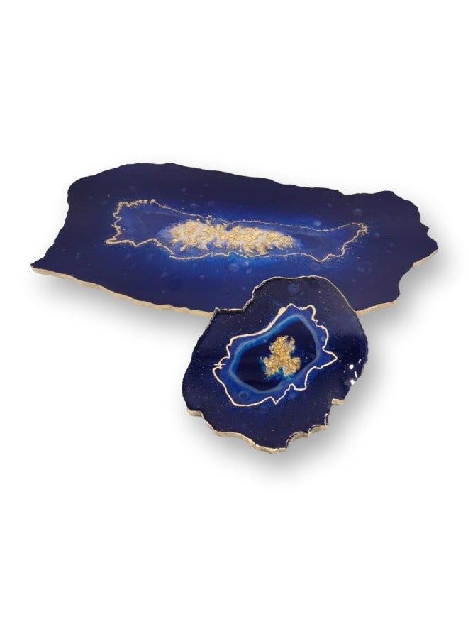 جرافيتي ريزن قالب سيليكون صينية شكل بيضاوي مقاس 34*40 سماكة 1 سم - Image 2