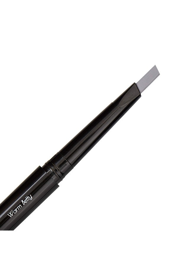 Eye Embrace Warm Betty: Light Gray Eyebrow Pencil - Waterproof, Double-Ended Automatic Angled Tip & Spoolie Brush, Cruelty-Free - Image 1