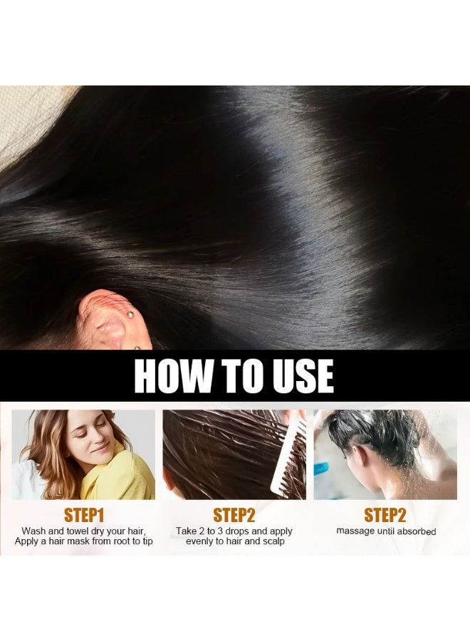 روزينو زيت روزينو باتانا العطري للعناية بالشعر، خلاصة العناية بالشعر، محلول تغذية فروة الرأس، يجدد الشعر، 30 مل - Image 5