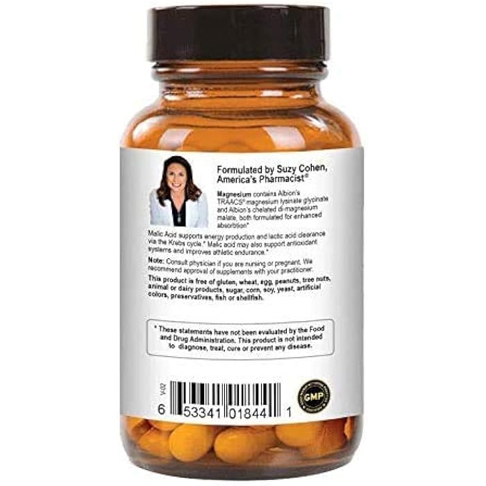 Script Essentials Chelated Magnesium Capsules 45 Servings - Supports Nerve and Muscle Function - 90 Capsules - by Suzy Cohen, RPh - Image 4