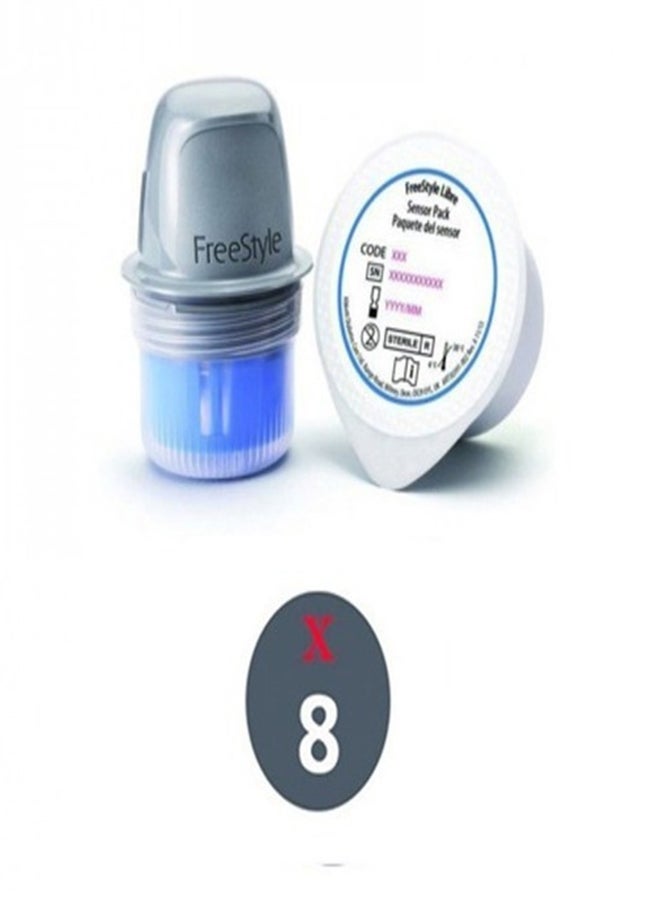 فري ستايل ليبر مستشعر الجلوكوز Freestyle Libre2 مكون من 8 قطع - Image 2