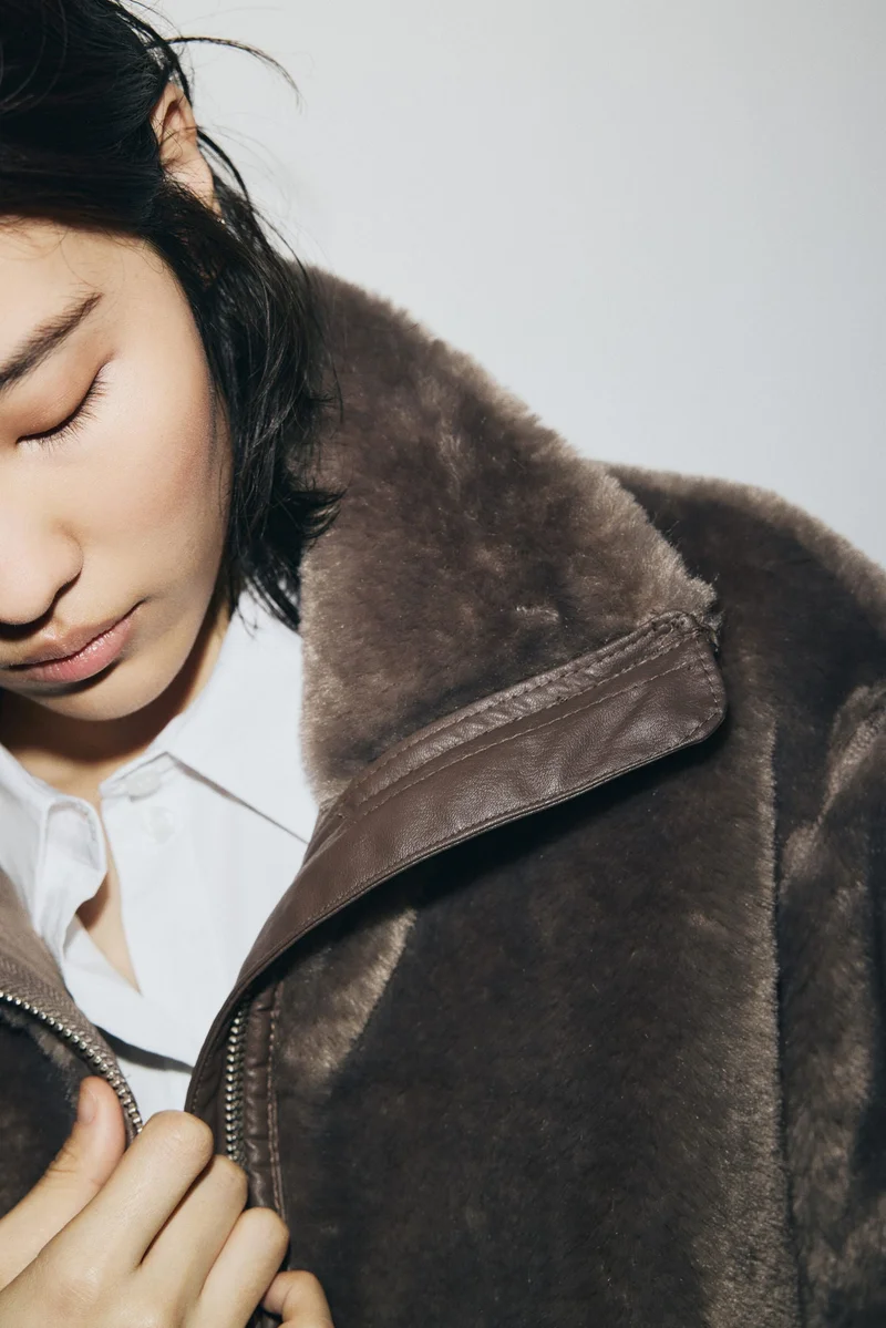 اتش اند ام جاكيت بقصّة واسعة