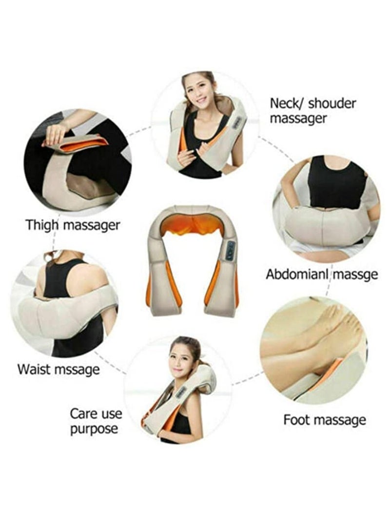 Yuwell Electrical Massager For Neck Kneading Home Car U Shape Shiatsu Back Neck Shoulder Body Massager Infrared Heated Kneading - Image 4