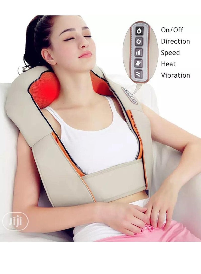 Yuwell Electrical Massager For Neck Kneading Home Car U Shape Shiatsu Back Neck Shoulder Body Massager Infrared Heated Kneading - Image 2