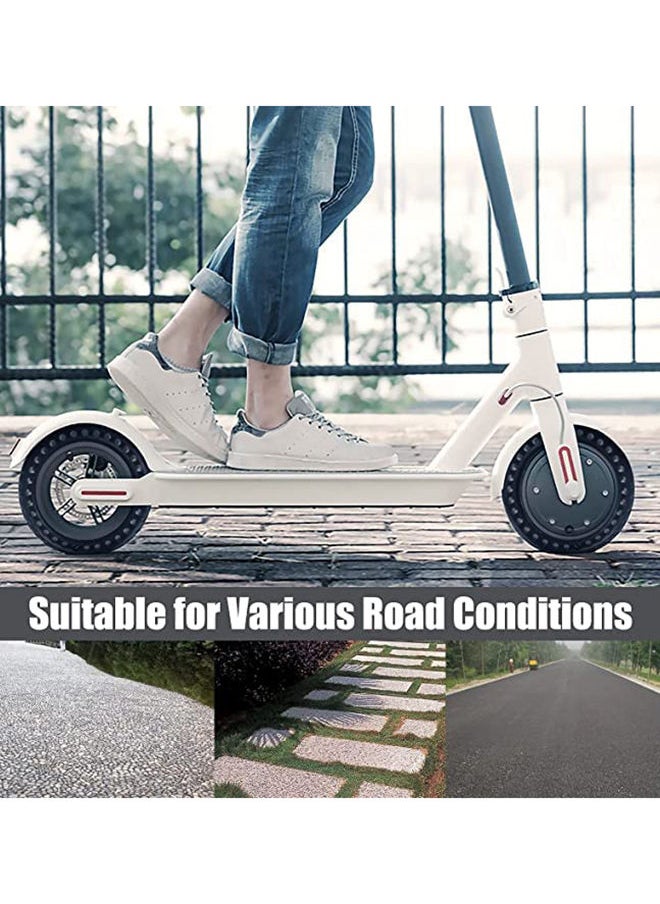 CHENXN Electric Scooter Replacement Tires For Xiaomi 8.5 X2 M365 Pro Electric Scooter Rubber Solid Wheel Honeycomb Tires Grip Friction Non-Slip Tires Tubeless Electric Scooter Accessories  - Image 5