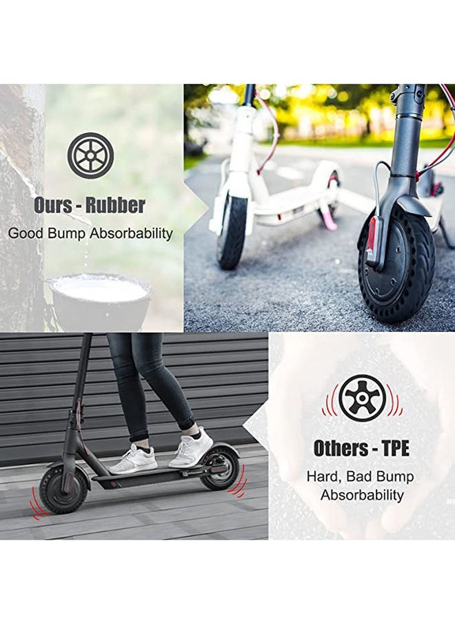 CHENXN Electric Scooter Replacement Tires For Xiaomi 8.5 X2 M365 Pro Electric Scooter Rubber Solid Wheel Honeycomb Tires Grip Friction Non-Slip Tires Tubeless Electric Scooter Accessories  - Image 3