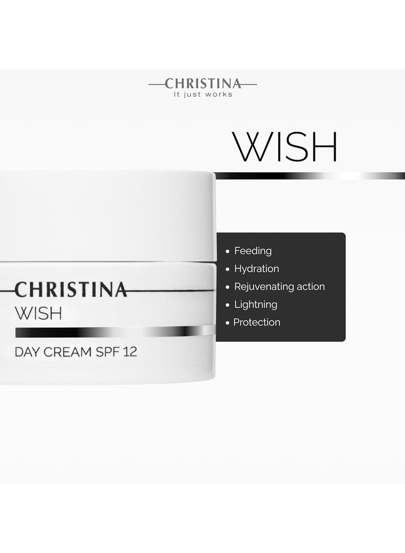 Christina WISH | DAY CREAM SPF 12 | 50 ML - Image 4