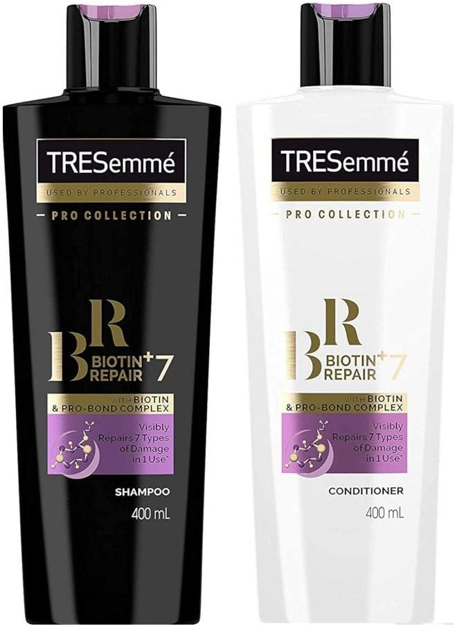 TRESemmé Biotin+ Repair 7 Shampoo And Conditioner Set 400 ML 