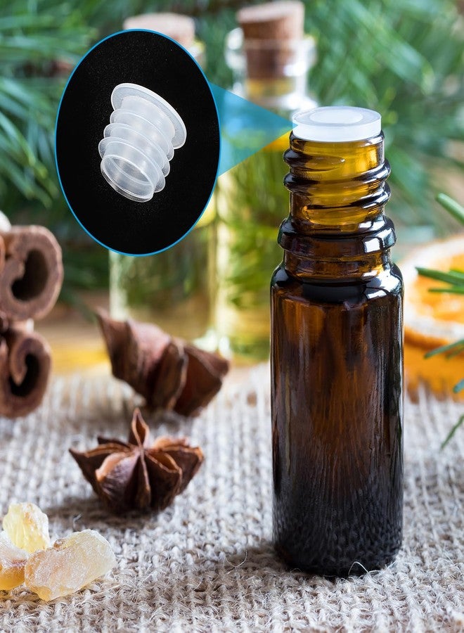 باتيكيل سدادات رشاشات الملح والفلفل من باتيكيل، 12 مم/0.47 بوصة، 50 قطعة، سدادات بلاستيكية شفافة دائرية قابلة لإعادة الاستخدام، بديلة لسدادات رشاشات الملح، مناسبة للأواني والزجاجات والأنابيب. - Image 4