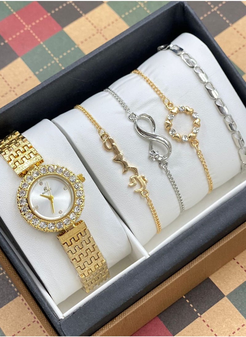 Rivoly - Women's Rivoli Brand Set, Consisting of a Watch and set of Bracelets - Image 1