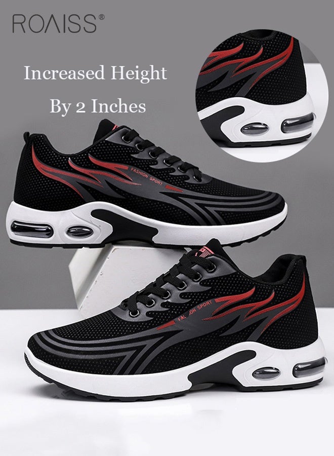 رويس أحذية رياضية أنيقة للرجال، أحذية جري منخفضة برباط، أحذية رياضية غير رسمية متعددة الاستخدامات للرجال، أحذية رياضية خفيفة الوزن قابلة للتنفس مع نعل مانع للانزلاق وبطانة ناعمة، مناسبة للارتداء اليومي والأنشطة الخارجية - Image 1
