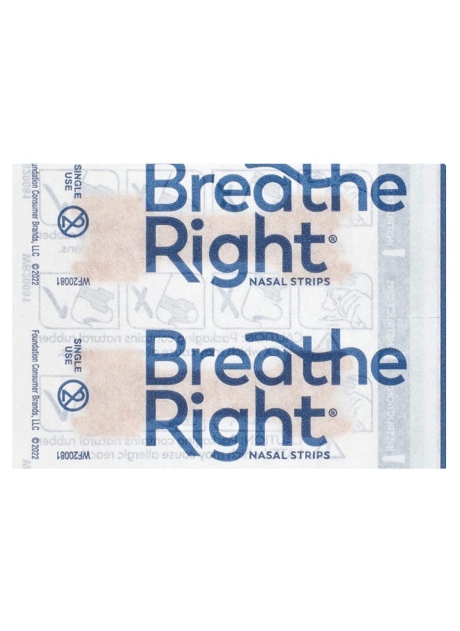 Breathe Right Breathe Right, Nasal Strips, Small/Medium, 30 Tan Strips  - Image 3