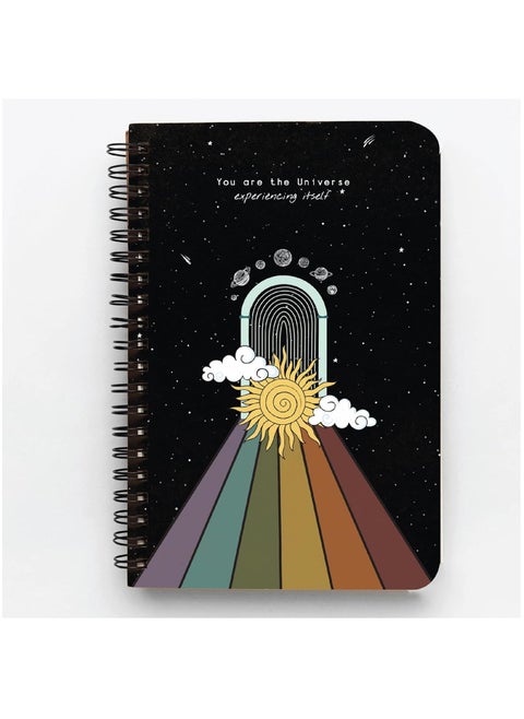 A5 Size Spiral Plain Notebook 144 Pages 100gsm Thickness