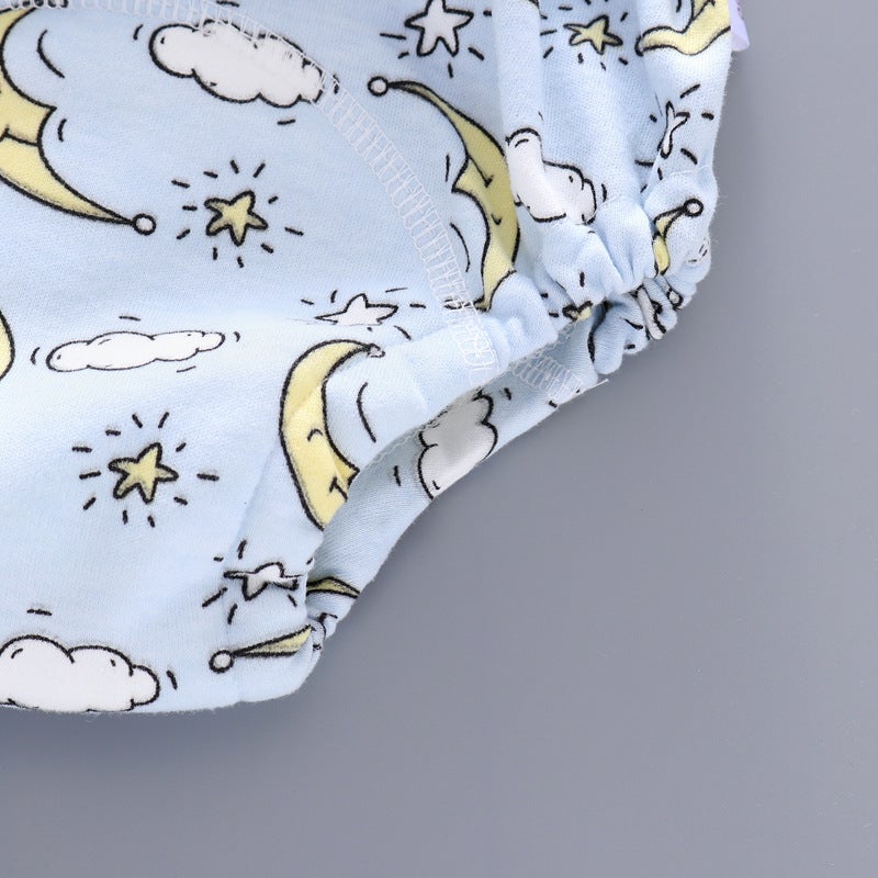 Baby training pants washable 6-layer gauze diaper pocket learning pants baby cloth diapers breathable diapers spring and summer 	Mr. Fox 110 (baby within 24-36 catties) L code - Image 5