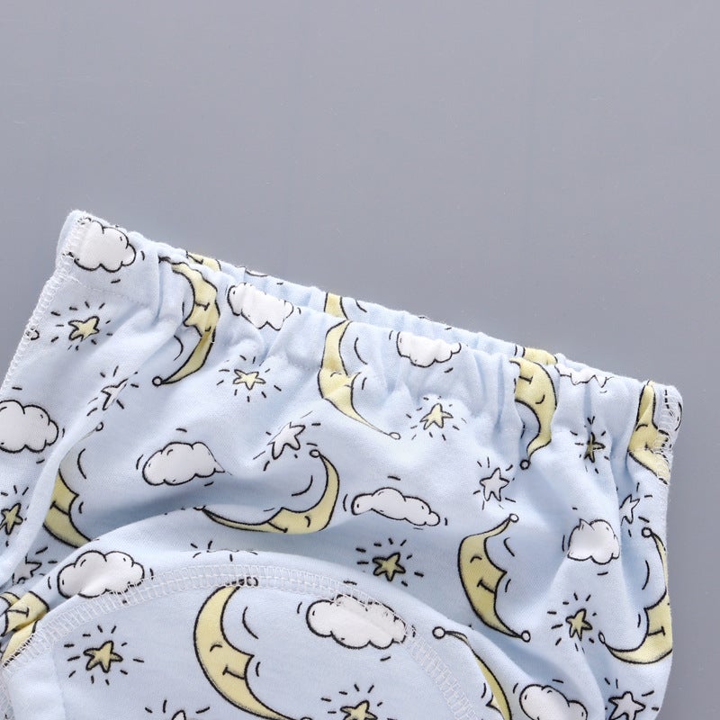 Baby training pants washable 6-layer gauze diaper pocket learning pants baby cloth diapers breathable diapers spring and summer 	Mr. Fox 110 (baby within 24-36 catties) L code - Image 2
