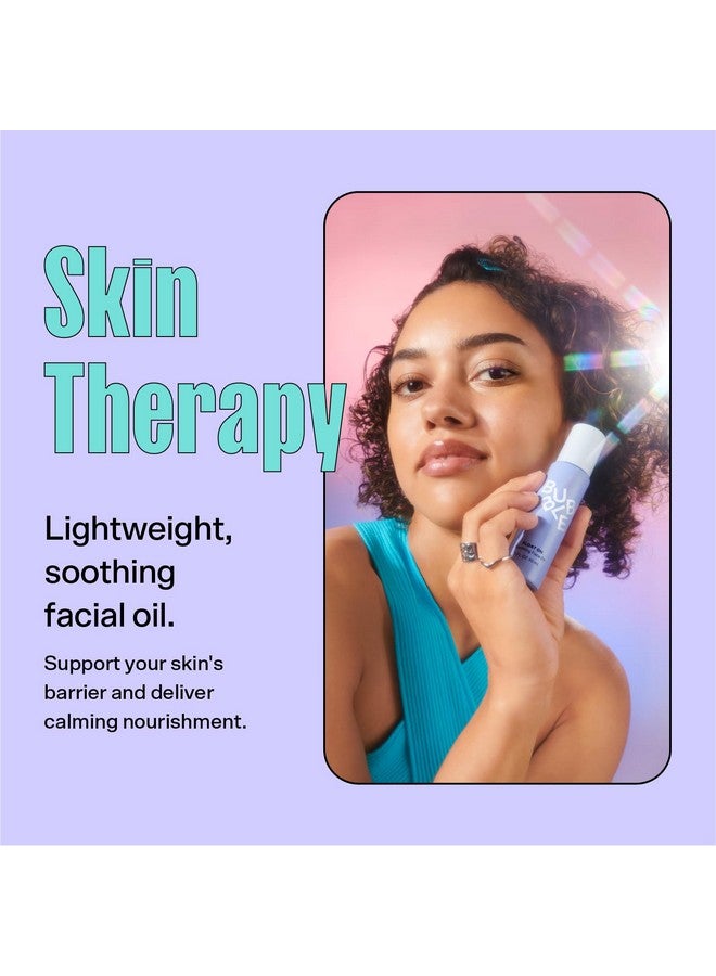 Bubble Skincare Float On Soothing Face Oil - Lightweight, Hydrating Facial Oil to Help Soothe & Calm Skin - Enriched with Safflower Oil and Prickly Pear - Skin Care Suitable for All Skin Types (30ml) - Image 3