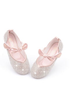 Generic Girls Princess Shoes Children's Sequin Velcro Flat Shoes Stage Performance Shoes  - Image 2