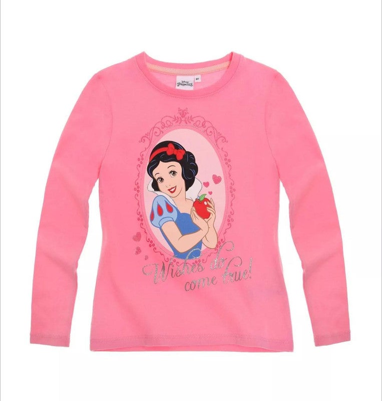 ديزني برنسيس تيشيرت أميرة ديزني سنو وايت بأكمام طويلة من إنتاج كيدز تي في - Image 1