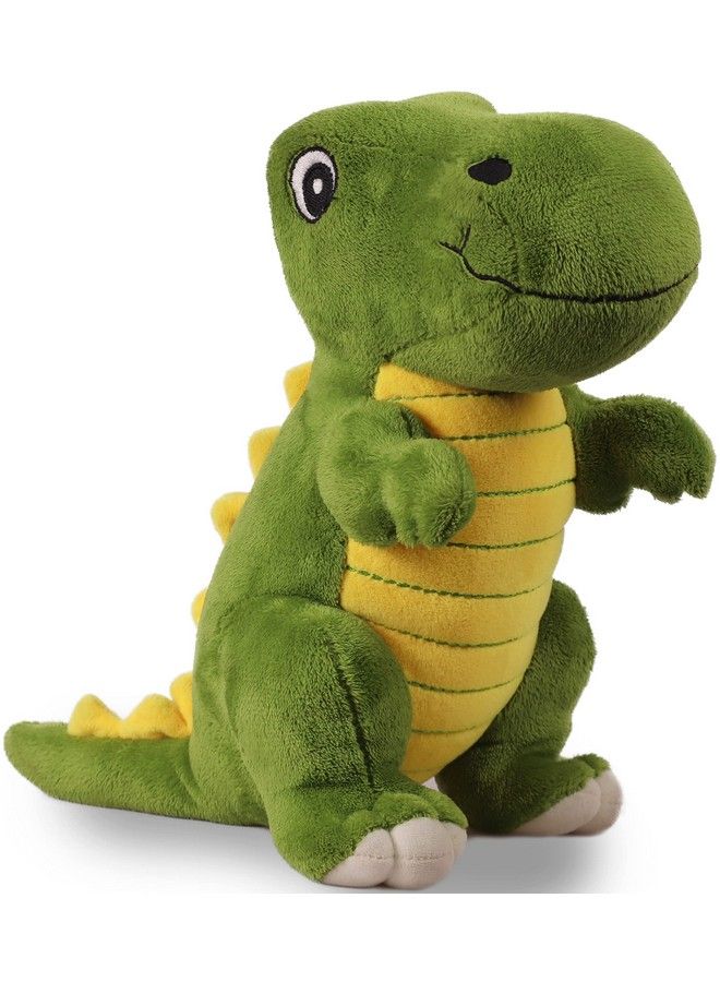 Mirada Super Soft Plush Stuffed Standing Green And Yellow Dinosaur Soft Toy 35Cmanimal Plush Gift For Boys - Image 2