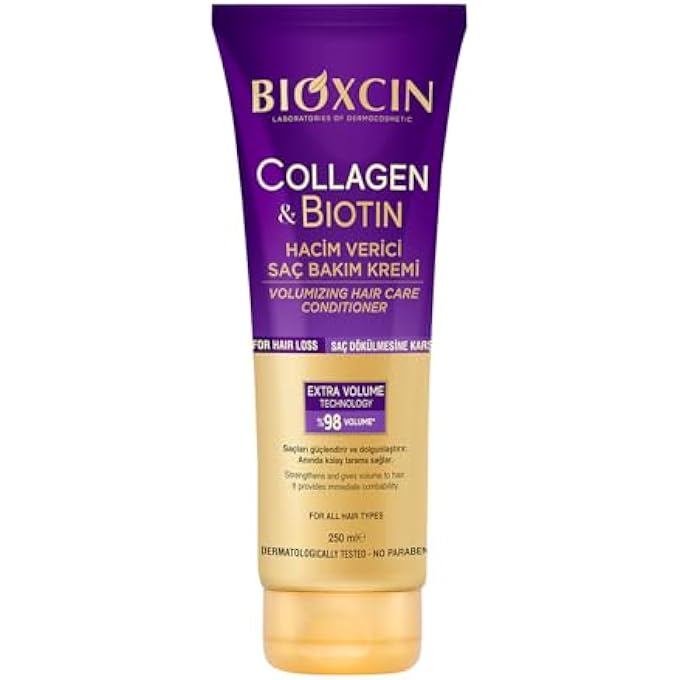 BIOXCIN بلسم العناية بالشعر المكثف بحجم 250 مل مع الكولاجين والبيوتين لمشكلة تساقط الشعر - Image 1