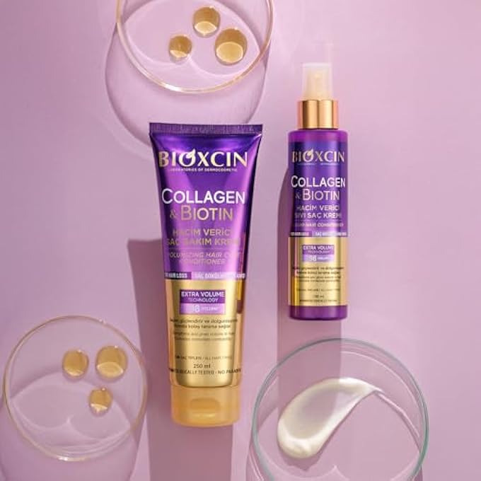 BIOXCIN بلسم العناية بالشعر المكثف بحجم 250 مل مع الكولاجين والبيوتين لمشكلة تساقط الشعر - Image 3