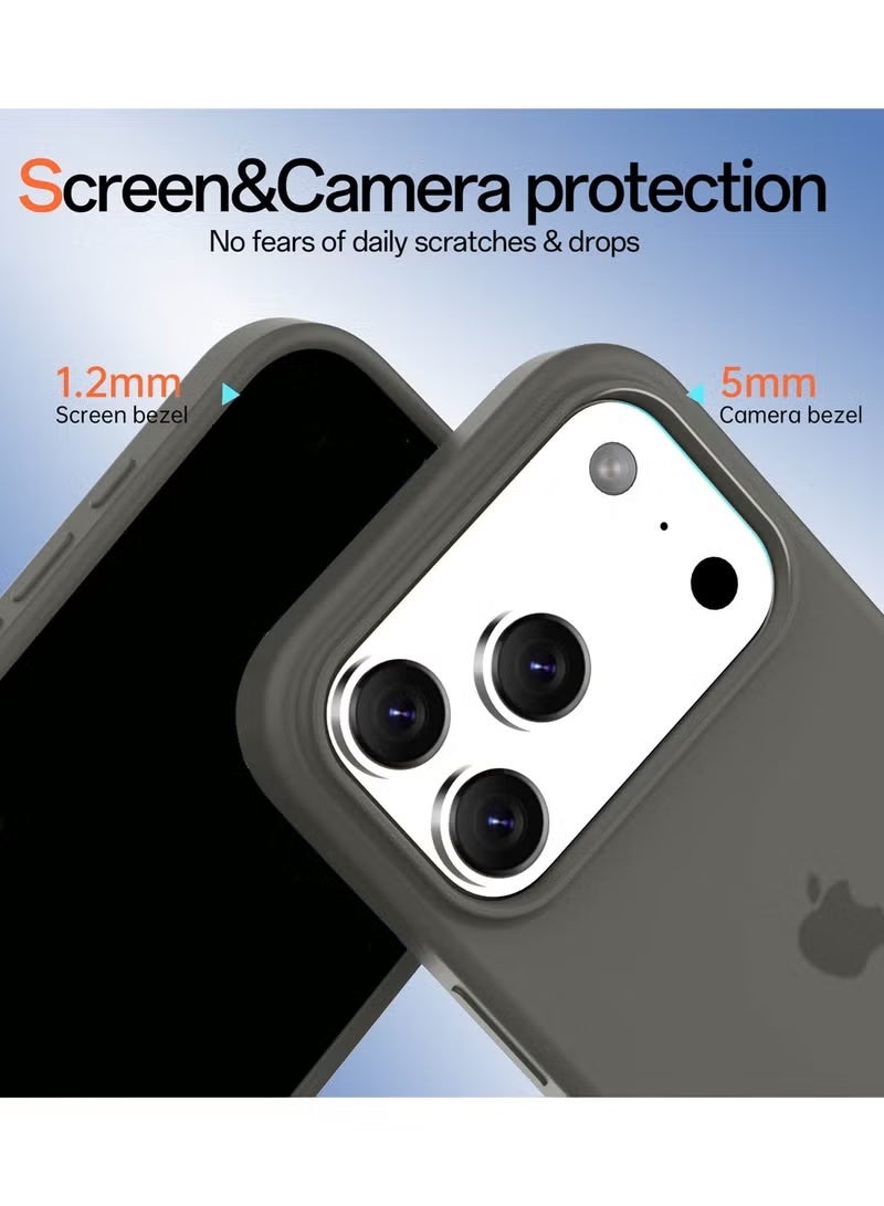 iPhone 17 Pro Max Case Liquid Silicone Silky Soft Touch Cover iPhone 17 Pro Max Full-Body Protection Anti-Scratch Shockproof Phone Case For iPhone 17 Pro Max 6.9-Inch - Image 3