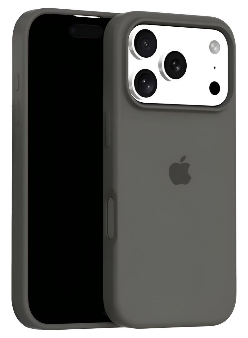 جراب iPhone 17 Pro Max من السيليكون السائل الناعم الملمس، جراب iPhone 17 Pro Max لحماية الجسم بالكامل، مضاد للخدش، مقاوم للصدمات، لهاتف iPhone 17 Pro Max مقاس 6.9 بوصة - Image 1