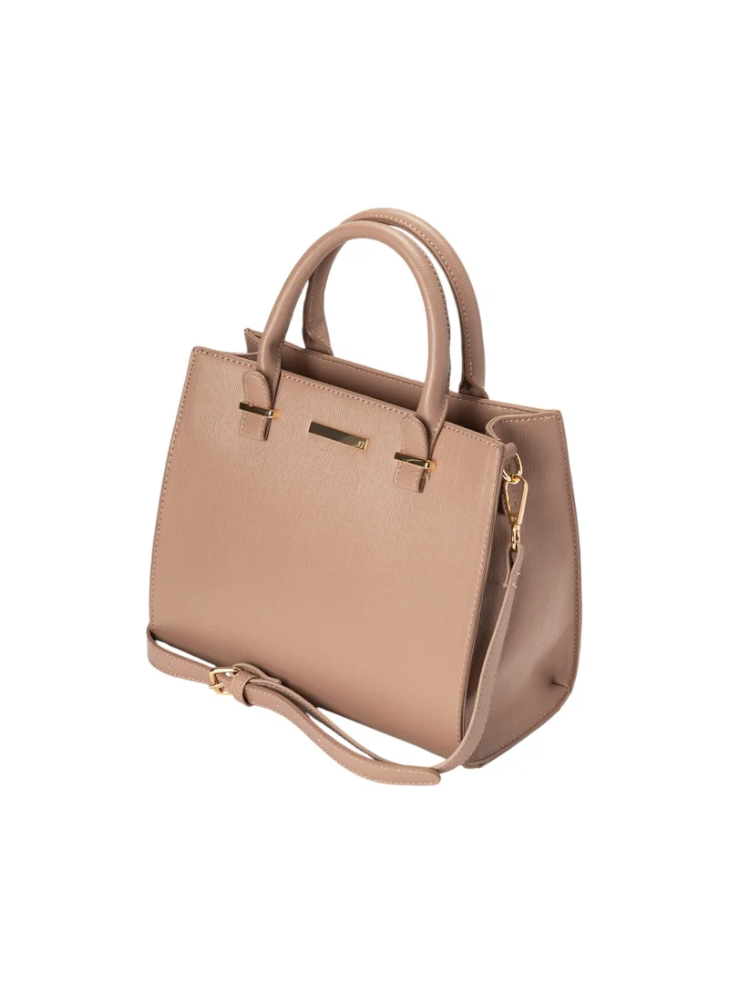 Bata Solid Satchel Bag
