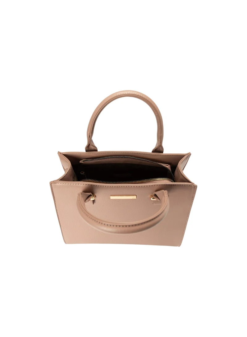 Bata Solid Satchel Bag