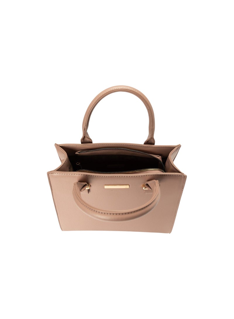 Bata Solid Satchel Bag - Image 4