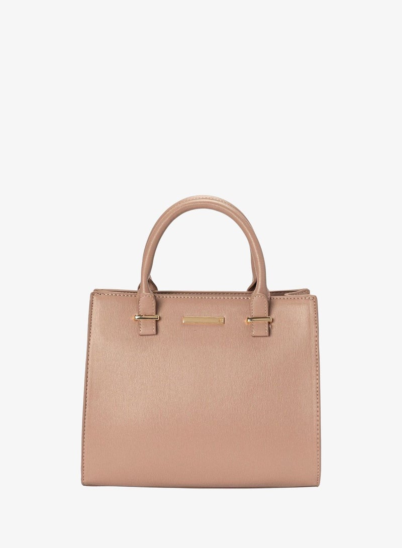 Bata Solid Satchel Bag - Image 1