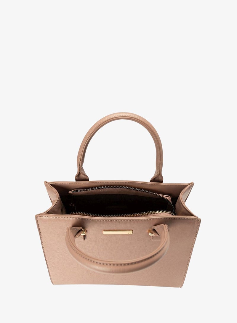 Bata Solid Satchel Bag - Image 4