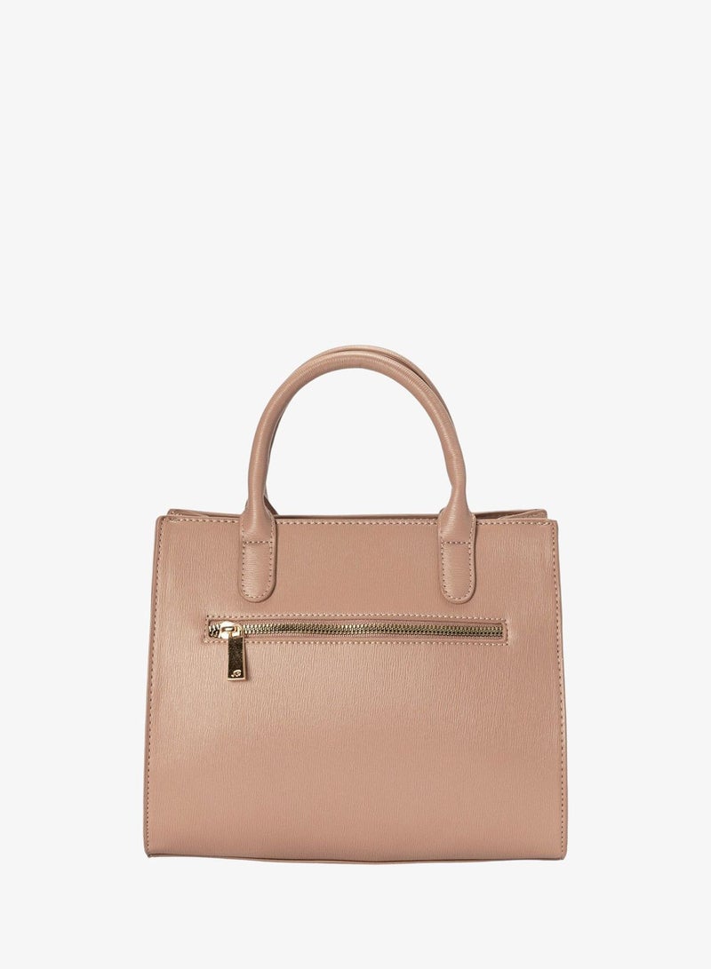 Bata Solid Satchel Bag - Image 2