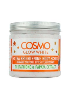 COSMO Cosmo Glow White Gluta Papaya  Extra Brightening Body scrub 475ml 