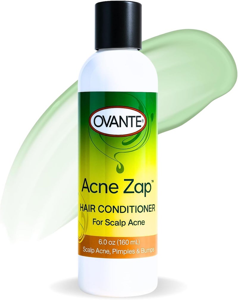 Ovante Acne Zap Hair Conditioner for Greasy Oily Itchy Scalp CLEAR Your Scalp Neck & Back from Bacne Acne Blackheads & Blemishes  60 oz - Image 1