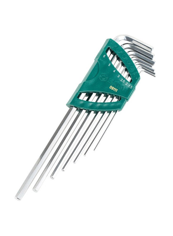 Sata Extra-long Flat Head Hex Key Set, Svcm Alloy Steel Hardened Metric 7-piece Set 09111 - Image 2